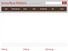 Tablet Screenshot of jennarobbins.com